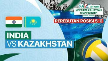 Perebutan Posisi 5 - 6:  India vs Kazakhstan