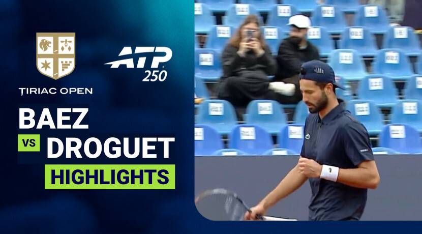 Sebastian Baez vs Titouan Droguet - Round 2 | ATP 250: Tiriac Open presented by Unicredit Bank 2026