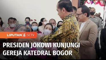 Presiden Jokowi Kunjungi Gereja Katedral Bogor Saat Perayaan Natal | Liputan 6