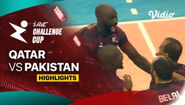 Qatar vs Pakistan - Finals Rankings 1st - 2nd - Highlights | AVC Challenge Cup for Men 2024