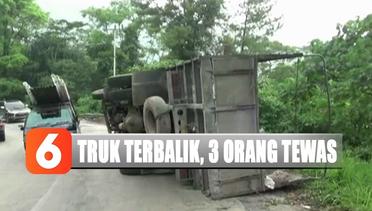 Truk Muatan Cangkang Sawit Terbalik di Padang, 3 Orang Tewas - Liputan 6 Pagi