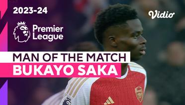 Aksi Man of the Match: Bukayo Saka | Arsenal vs Wolves | Premier League 2023/24