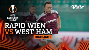 Highlight - Rapid Wien vs West Ham United | UEFA Europa League 2021/2022