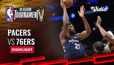 Indiana Pacers vs Philadelphia 76ers - Highlights | NBA In Season 2023/24