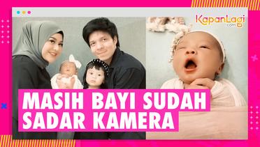 Newborn Photoshoot Baby Azura Anak Aurel dan Atta Halilintar, Masih Bayi Sudah Sadar Kamera