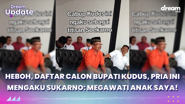 Heboh, Daftar Calon Bupati Kudus, Pria ini Mengaku Sukarno: Megawati Anak Saya!