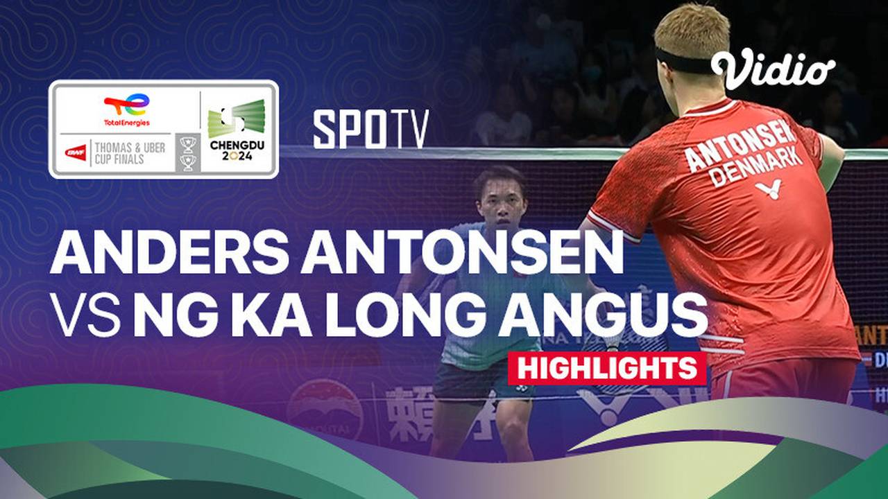 Anders Antonsen Den Vs Ng Ka Long Angus Hkg Highlights Thomas