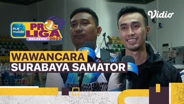 Wawancara Pasca Pertandingan | Palembang Bank Sumsel Babel vs Surabaya Bhayangkara Samator | PLN Mobile Proliga Putra 2022