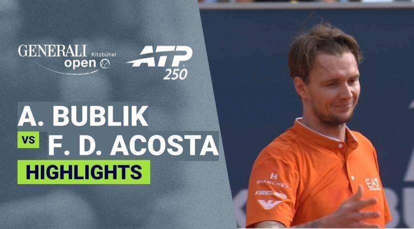 Alexander Bublik vs Facundo Diaz Acosta - Round 2 | ATP 250: Generali Open 2026