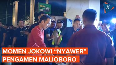 Jokowi ke Malioboro, Nyawer Pengamen dan Berswafoto