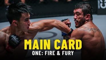 ONE- FIRE & FURY Main Card Highlights