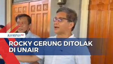 Lagi! Rocky Gerung Dilaporkan ke Polda Metro Jaya hingga Ditolak Jadi Pembicara di UNAIR!