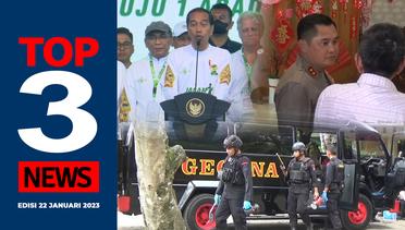 [TOP 3 NEWS] Penangkapan Teroris Sleman, Jokowi Jalan Sehat, Perayaan Tahun Baru Imlek