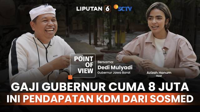 Gaji Jadi Gubernur Jawa Barat Cuma Rp8 Juta, Ternyata Segini Pendapatan  KDM dari Socmed | POV