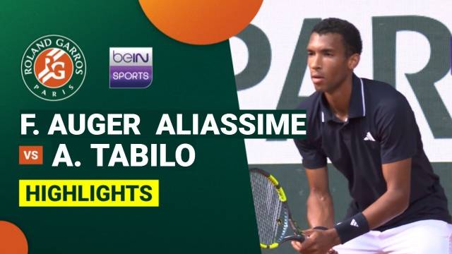 Felix Auger-Aliassime vs Alejandro Tabilo - Highlight | Roland Garros 2026