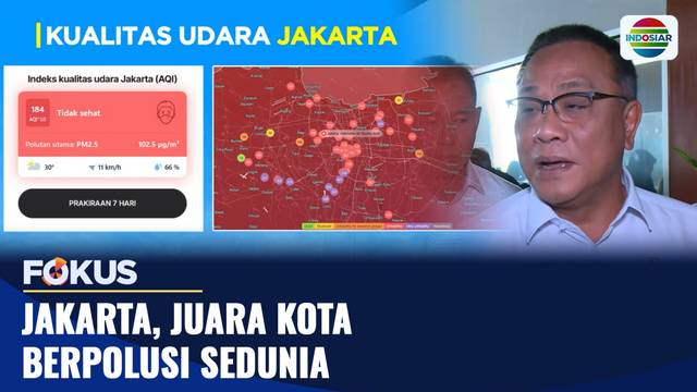 Jakarta, Juara Kota Berpolusi Sedunia | Fokus