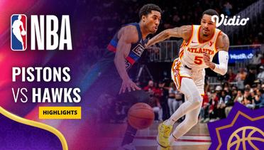Detroit Pistons vs Atlanta Hawks - Highlights | NBA Regular Season 2023/24