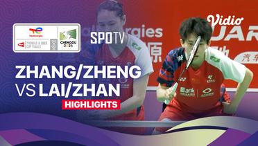 Zhang Shu Xian/Zheng Yu (CHN) vs Yi Ting Elsa Lai/Zan Michelle (SGP) - Highlights | Uber Cup Chengdu 2024 - Women's Doubles
