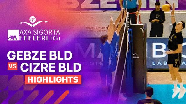 Gebze Bld vs Cizre Bld - Highlight | Turkish Men's Volleyball League 2025/26