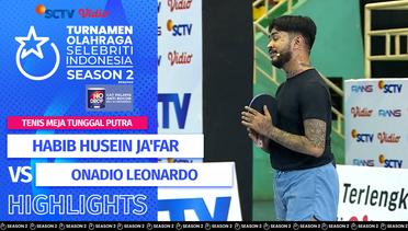 Habib Husein Ja’far VS Onadio Leonardo | Highlights Tenis Meja Tunggal Putra | TOSI Season 2