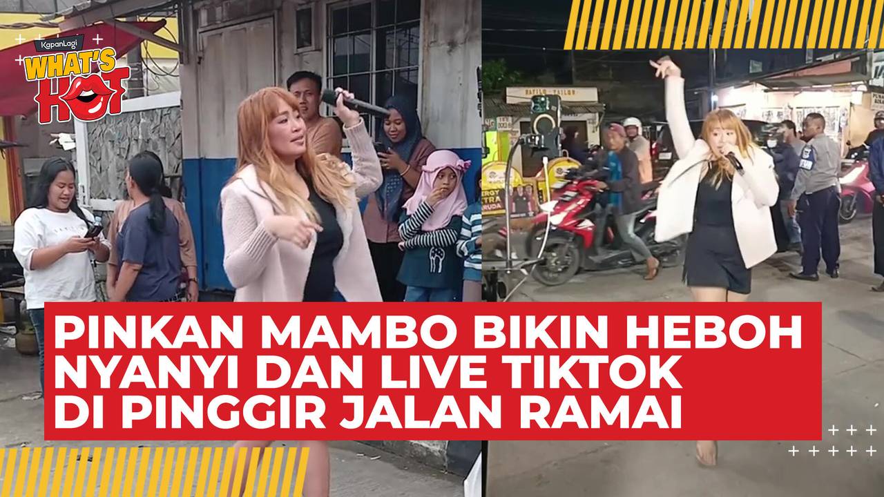 Pinkan Mambo Ketahuan Nyanyi Sambil Live Tiktok Di Pinggir Jalan