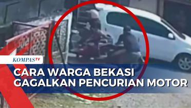 Tabrak Pelaku, Warga di Bekasi Berhasil Gagalkan Pencurian Motor