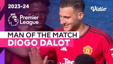 Aksi Man of the Match: Diogo Dalot  | Brighton vs Man United | Premier League 2023/24