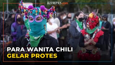 Aksi Protes Para Wanita Chili Menjelang Hari Perempuan