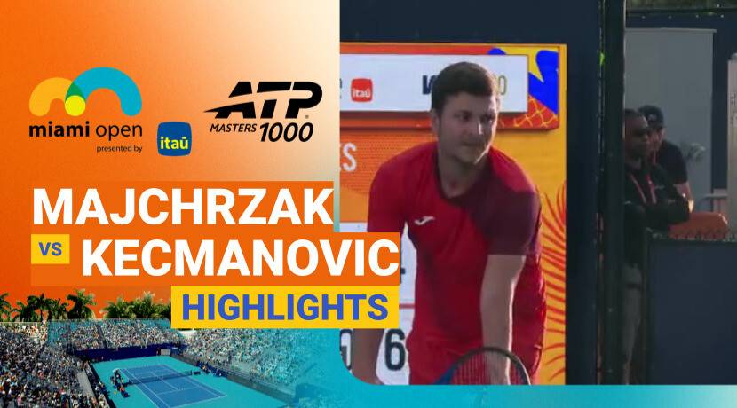 Kamil Majchrzak vs Miomir Kecmanovic - Round 1 (Court 7) | ATP 1000: Miami Open Presented by Itau 2026