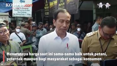 Jokowi Kunjungi Pasar Parungpung Bogor, Cek Harga dan Bagikan BLT
