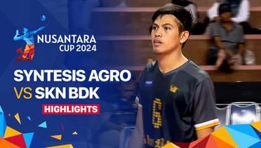 Putra: Syntesis Agro Volley Club vs SKN BDK Volleyball Club - Highlights | Nusantara Cup 2024