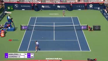 Match Highlights | Aryna Sabalenka 2 vs 0 Victoria Azarenka | WTA Omnium Banque Nationale 2021