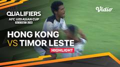 Highlights - Hong Kong vs Timor Leste | Qualifiers AFC U20 Asian Cup Uzbekistan 2023