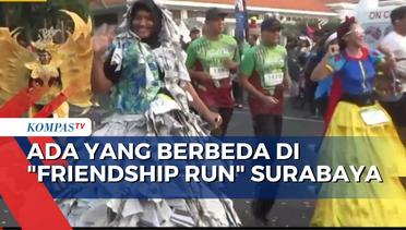 Kontes Kostum Unik untuk Pelari Friendship Run Surabaya yang Diikuti Seribu Peserta