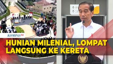Presiden Jokowi Meresmikan Hunian Milenial di Depok, Harga Mulai Rp 200 Jutaan