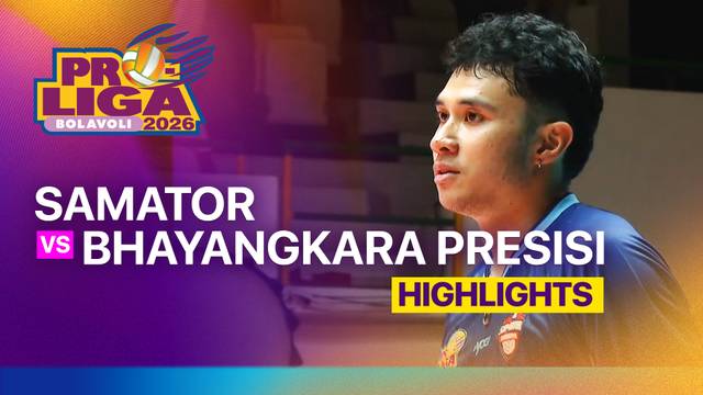 Putra: Surabaya Samator vs Jakarta Bhayangkara Presisi - Highlight | Proliga 2026