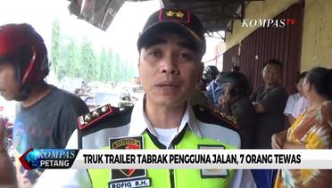Truk Trailer di Pasuruan Tabrak Pengguna Jalan, 7 Orang Tewas