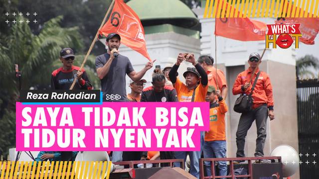 Orasi Berapi-Api Reza Rahadian Di Senayan: Saya Wakili Kegelisahan Rakyat Akan Demokrasi