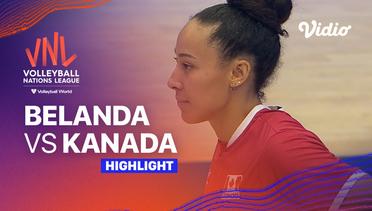 Match Highlights | Belanda vs Kanada | Women’s Volleyball Nations League 2023