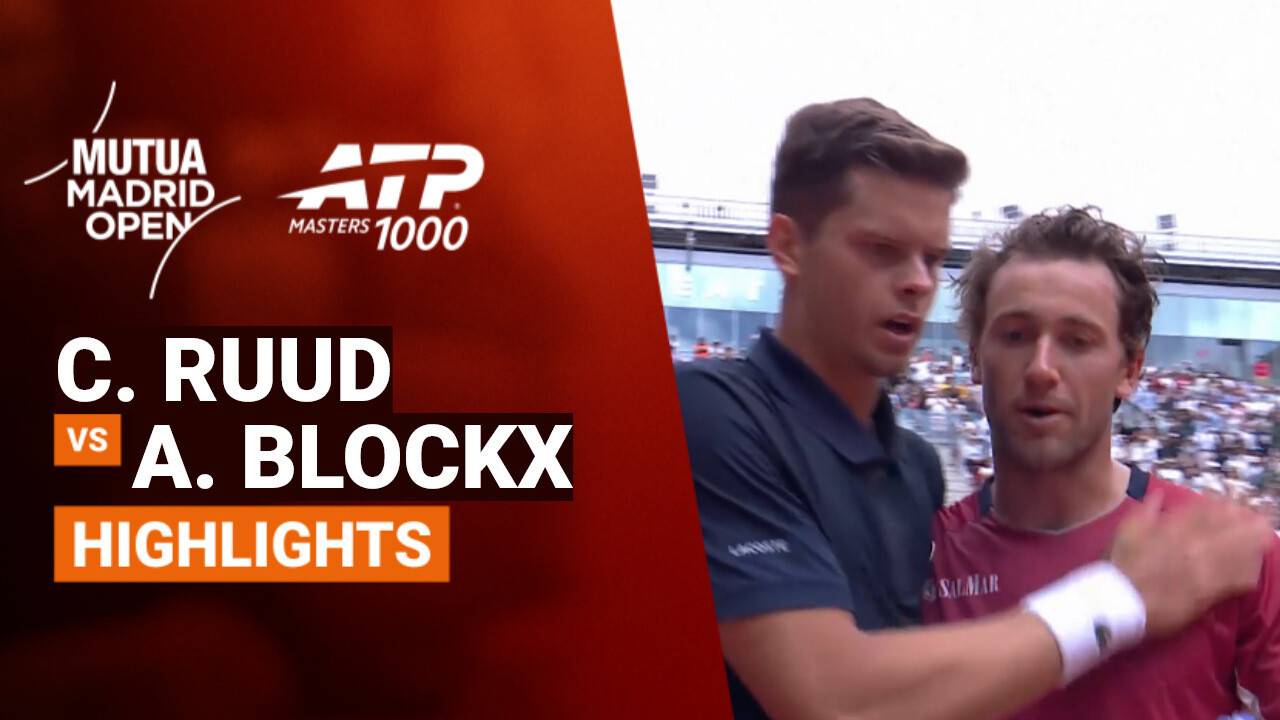 Casper Ruud vs Alexander Blockx - Quarterfinals | ATP 1000: Mutua Madrid Open 2026