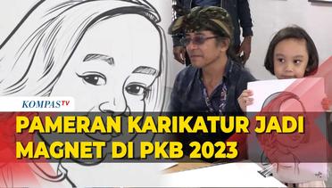 Seniman Karikatur Jadi Magnet Pengunjung Pesta  Kesenian Bali 2023