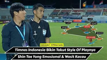 Timnas Indonesia Menakutkan, Shin Tae Yong Emosi & Wasit Kacau | Indonesia 1 - 0 Timor Leste