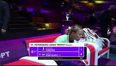 Match Highlights | Anett Kontaveit vs Sorana Cirstea | WTA St. Petersburg Ladies Trophy 2022