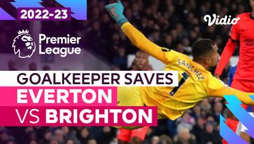Aksi Penyelamatan Kiper | Everton vs Brighton | Premier League 2022/23