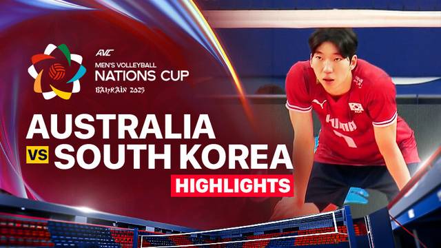 Quarter Final 1: Australia vs South Korea - Highlights | AVC Men's Volleyball Nations Cup 2025