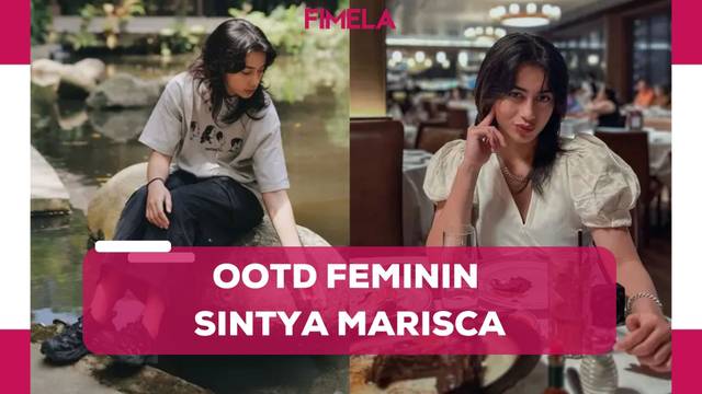 Outfit Sintya Marisca yang Biasa Tampil Tomboy, tapi Cantik saat Berdandan Feminin