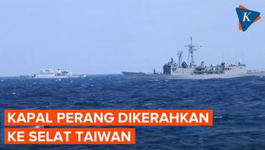 Uni Eropa Minta Kerahkan Kapal Perang ke Selat Taiwan Cegah Agresi Militer China