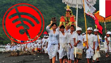 Wifi akan dimatikan dan mungkin internet juga ketika Nyepi berlangsung di Bali - TomoNews