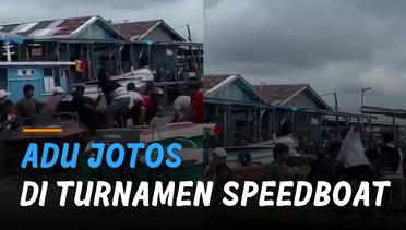 Viral Adu Jotos Terjadi di Turnamen Race Speedboat