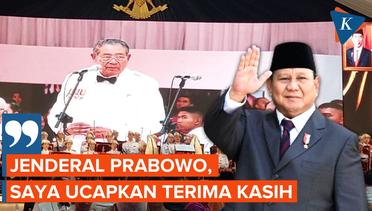 SBY Sebut Prabowo Jenderal di Gala Dinner HUT ke-78 TNI